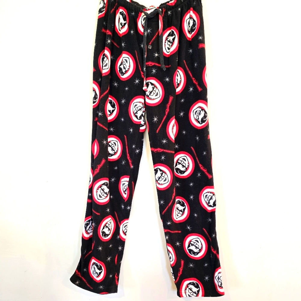 A Christmas Story‎ Ralphie Black Graphic Pajama PJ Pants Size XL.D206